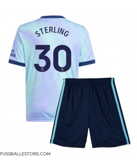 Günstige Arsenal Raheem Sterling #30 3rd trikot Kinder 2024-25 Kurzarm (+ Kurze Hosen)